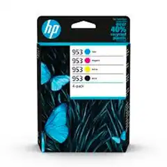 Material HP NÂº 953 (6ZC69AE) TINTA ORIGINAL CUATRICOLOR 37818