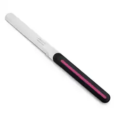 ARCOS CUCHILLO DESAYUNO NEGRO-FUCSIA POLIPROPILENO 52168 373631