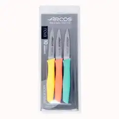ARCOS CUCHILLO MONDADORES SERIE NOVA JUEGO DE 3 PIEZAS COLORES PASTEL 52170 859800