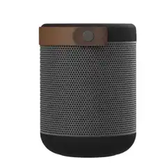 Material KREAFUNK ALTAVOZ BLUETOOTH ADMITE CARGADOR INALAMBRICO Y RESISTENTE AL AGUA 2X15W GRIS/NEGRO 52722 KFWT70
