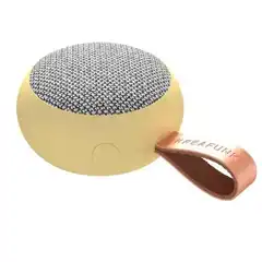Material KREAFUNK ALTAVOZ BLUETOOTH RESISTENTE AL AGUA 6W AMARILLO 52729 KFWT146