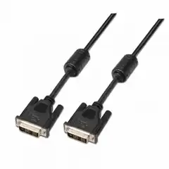 Material AISENS CABLE DVI A DVI DV118 + 1/M NEGRO 1,8M  52901 A117-0086
