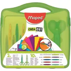 ESTUCHE CORTE CREATIVO 2 TIJERAS MAPED + 10 JUEGOS 3154146010106
