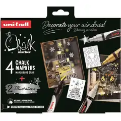 Material BLISTER LIQUID CHALK 4 COLORES PWE-5M 4P SET N02 3701614900416