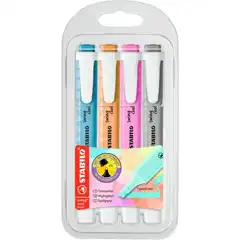 ROTULADOR STABILO FLUORESCENTE SWING COOL PASTEL 4 UDS 275/4-08-2