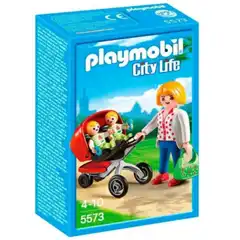 Material MAMA CON CARRITO DE GEMELOS PLAYMOBIL 4008789055736