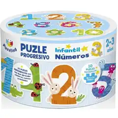 Material PUZZLE XL PROGRESIVO NUMEROS IMAGILAND 8436557974532