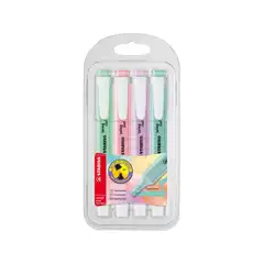 ROTULADOR STABILO FLUORESCENTE SWING COOL 4 UNIDADES COLORES SURTIDOS 275/4