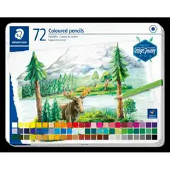 Material LAPICES STAEDTLER 146 DESIGN JOURNEY 72 COLORES CAJA METAL 146CM72