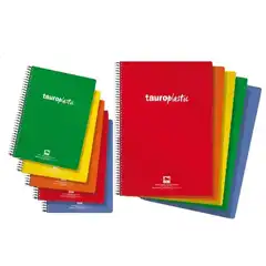 Material BLOC ESPIRAL FOLIO 80H PP LISO 90GRS MANIPULADOS ZORRILLA 6285-L-90