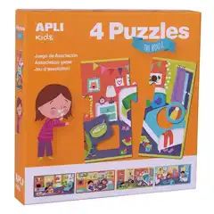 PUZZLE 4 MODELOS LA CASA APLI REF. 17894