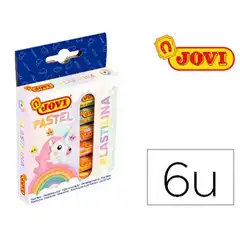 PLASTILINA ESTUCHE 6 BARRAS 15 G COLORES SU 8412027031561