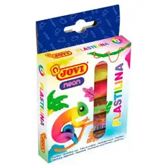 PLASTILINA JOVI 90 15 GRS COLORES NEON ESTU 8412027031905