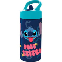 BOTELLA PP PLAYGROUND 410 ML. STITCH PALMS STOR 8412497750313