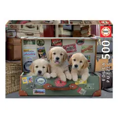 PUZZLE 500 PIEZAS CACHORROS EQUIPAJE EDUCA BORRAS 8412668176454
