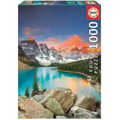 PUZZLE EDUCA 1000 PIEZAS LAGO MORAINE CANADA 8412668177390