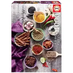 PUZZLE EDUCA BORRAS 1000 PIEZAS SURTIDO DE ESPECIAS 8412668179745
