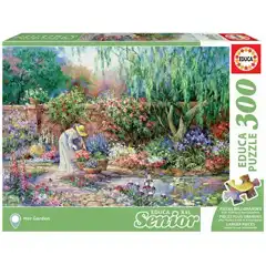 PUZZLE EDUCA 300 PIEZAS SENIOR SU JARDIN AD 8412668179813