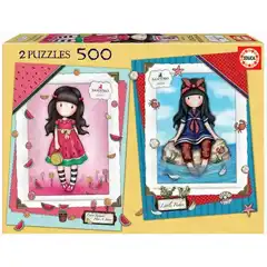 PUZZLE 2X500 PIEZAS SUMMER HAS STORY + LITTLE FISHER GORJUSS EDUCA BORRAS 8412668179936