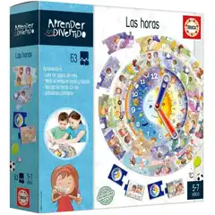 PUZZLE EDUCA LAS HORAS 40 PIEZAS 8412668186989