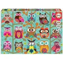 PUZZLE EDUCA BORRAS 500 PIEZAS BUHOS 8412668190061