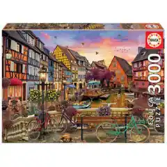 PUZZLE EDUCA BORRAS 3000 PIEZAS COLMAR FRANCIA 8412668190511