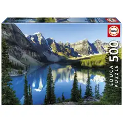 PUZZLE 500 PIEZAS LAGO EN ALBERTA EDUCA 8412668202818