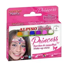 MAQUILLAJE ALPINO SET 6 UN 5GR PRINCESA 