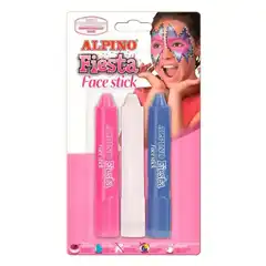 MAQUILLAJE ALPINO FACE STICK PRINCESS BLISTER 3 UDS 