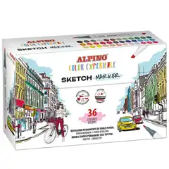 ESTUCHE SKETCH MARKERS COLOR EXPERIENCE ALPINO AR001066