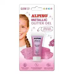 BLISTER GLITTER GEL METALICO ROSA ALPINO