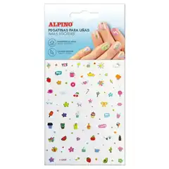 LAMINA NAILS STICKERS DISEÑOS VARIADOS ALPINO