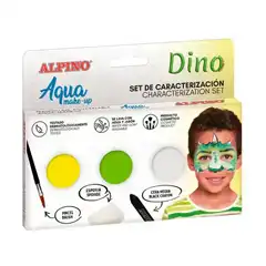 SET MAQUILLAJE CARACTERIZACION DINO ALPINO