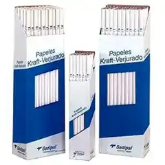 PAPEL KRAFT ROLLO 50 METROS BLANCO SADIPAL 10639