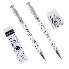 SET BOLIGRAFO LAPIZ GOMA MINAS MUSICA 8435266120124 SET BOLIGRAFO LAPIZ GOMA MINAS MUSICA 8435266120124