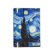 Material LIBRETA CUADROS A5 BORDE COLOR NOCHE ESTRELLADA 013267 8435266158387