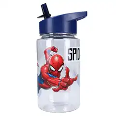BOTELLA CON PAJITA 410 ML SPIDERMAN 8712645309012