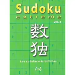 SUDOKU EXTREME VOL.3 HORSORI  9788493486655