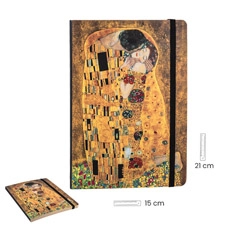 Material LIBRETA CUADROS A5 BORDE COLOR KLIMT 013267 8435266158363