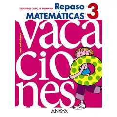 REPASO MATEMATICAS 3 ANAYA EDUCACION ISBN 9788466705394