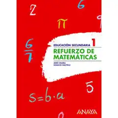 REFUERZO DE MATEMATICAS 1 ANAYA EDUCACION ISBN 9788466751506