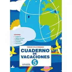 CUADERNO DE VACACIONES 5 ANAYA EDUCACION ISBN 9788466788335