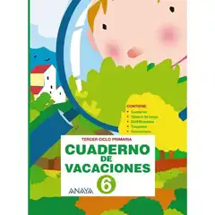 CUADERNO DE VACACIONES 6 ANAYA EDUCACION ISBN 9788466788342