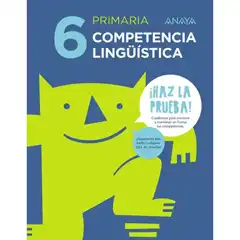 COMPETENCIA LINGÜÍSTICA 6 ANAYA EDUCACIÓN ISBN 9788469831328
