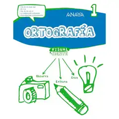 ORTOGRAFÍA 1 ANAYA EDUCACIÓN ISBN 9788469831397