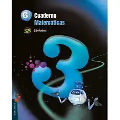 CUADERNO MATEMÁTICAS 6 3 SPX BAULA ISBN 9788426396518