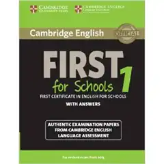 CAMB FIRST CERT ENG FOR SCHOOLS 1 STUDENT+KEY