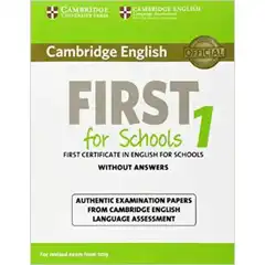 CAMB FIRST CERT ENG FOR SCHOOLS 1 STUDENT