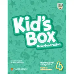 Material KID S BOX 4 NEW GENERATION ACTIVITY BOOK CAMBRIDGE 9788413224978