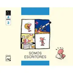 SOMOS ESCRITORES 4 AÑOS 3 TRIMESTRE BICHITOS ISBN 9788421834381